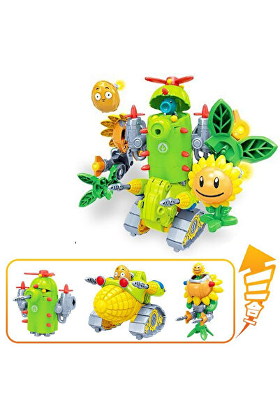 BANDAI مجموعة مجسمات شخصيات لعبة Plants vs. Zombies الجديدة (بدون صندوق) 2654...