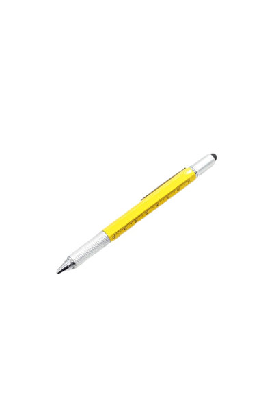Choice 1pc Yellow 7 in1 Multifunction Ballpoint Pen with Modern Handheld Tool...