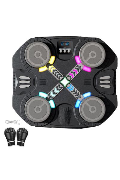 Choice 4-target black New Smart Music Boxing Machine Adult/Children Sports Fi...