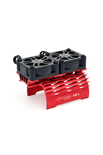 Choice مروحة تبريد محرك سورباس هوبي RC حمراء 540-L، مناسبة لمحركات 540، 3650،...