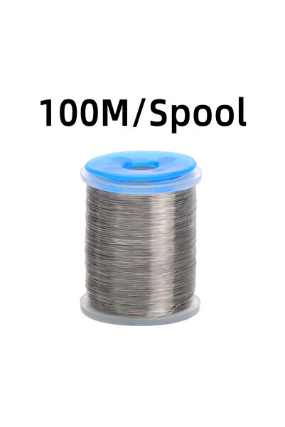 Choice سلك واحد بطول 100 متر وسمك 0.1 مم، مناسب لصيد الأسماك بالذبابة، بطول 1...