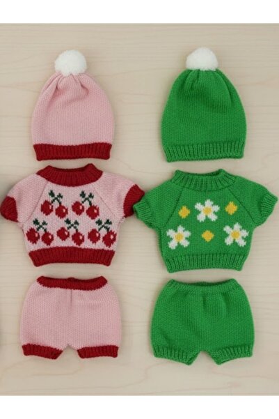 Choice مجموعة C: 4 أطقم ملابس صوفية أنيقة لدمى بيبي ريبورن مقاس 13 بوصة، ناعم...