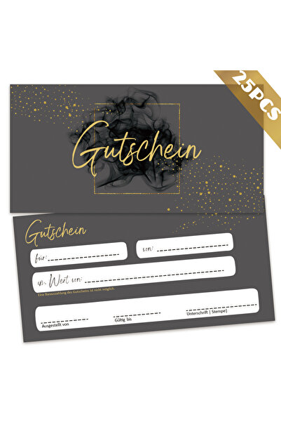 Choice 25 قسيمة فارغة لتعبئتها - بطاقات قسائم عالية الجودة مناسبة للشركات،