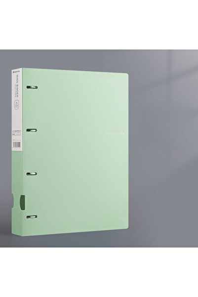 Choice حافظة ملفات بلاستيكية جديدة محمولة خضراء اللون، من النوع D، بأربعة ثقو...