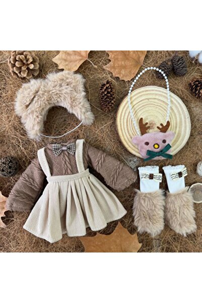 Choice مناسب لملابس دمى بي جيه دي مقاس 30 سم، طراز 12، فستان شتوي وقبعة لطيفة...