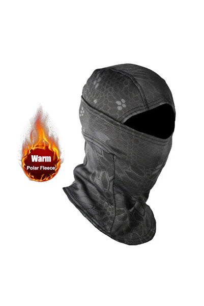 Choice Python black Winter Fleece Warm Camouflage Balaclava Outdoor Cold-proo...