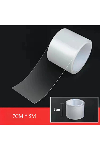 Choice شريط لاصق شفاف للدراجات الهوائية، 7 سم × 5 م، قطعة واحدة، لحماية إطار ...