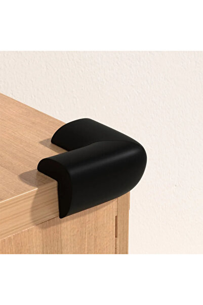 Choice واقيات زوايا ناعمة لحماية الأطفال باللون الأسود، مكونة من 4 قطع - واقي...