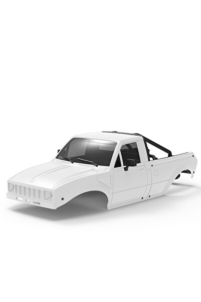 Choice White 133mm/5.20in kup Hard Body Shell with Bed Rack For 1/24 RC Crawl...