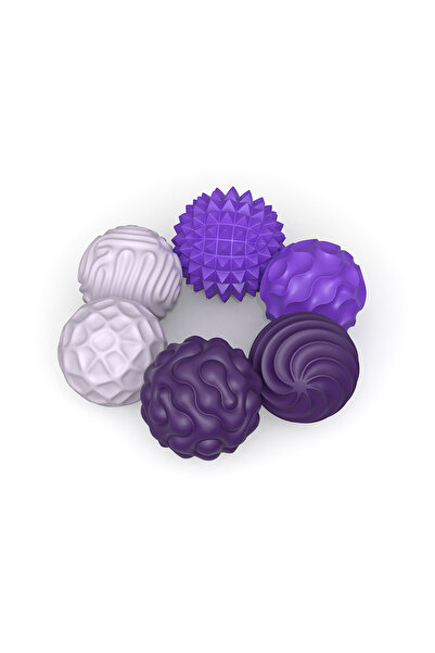 Choice لعبة تهدئة للأطفال والكبار، أرجوانية اللون، 6 قطع، من الجيل الثاني الم...