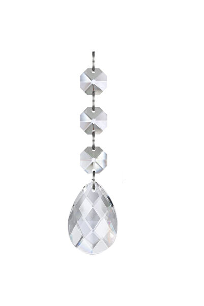 Choice 20pcs Tear Drop 10/20/30 Pcs Crystal Teardrop Ornaments for Christmas ...