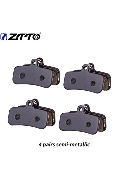 ZTTO 4 أزواج من وسادات فرامل قرصية شبه معدنية/معدنية بالكامل للدراجات الجبلية...