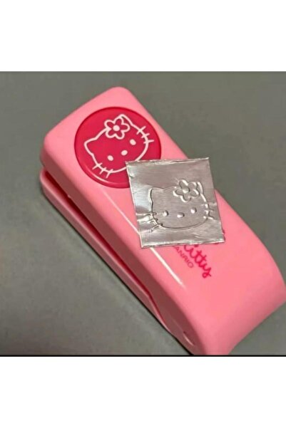 BANDAI دباسة وختم معدني بتصميم أنمي سانريو هيلو كيتي، مثقب نقش، دفتر ملاحظات ...