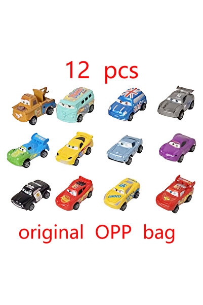 Choice Opp packaging 12 Pcs Set Disney Pixar Cars 2 Toy Child Lightning McQue...