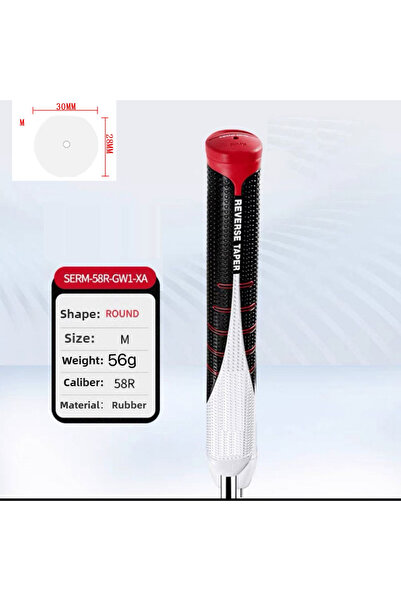 PGM مقبض جولف جديد من البولي يوريثان، بتصميم دائري مدبب عكسي، مصنوع من إسفنج ...