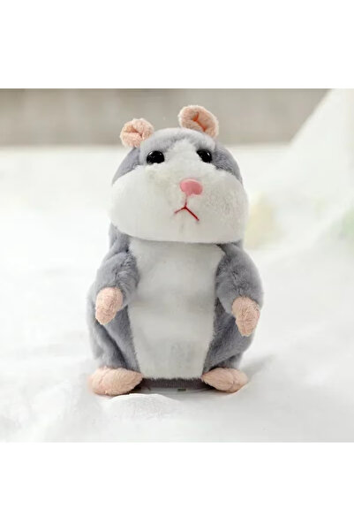 Choice دمية هامستر رمادية مقلدة ناطقة، دمية هامستر ناطقة، لعبة مهدئة للأطفال ...