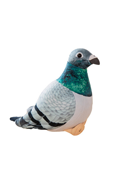 Choice لعبة حمامة رمادية قطيفة لطيفة وناعمة بحجم 20 سم، مثالية كهدية عيد ميلاد.