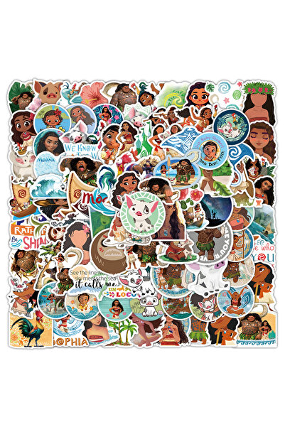 choice2 50 قطعة، 10/30/50/100 قطعة، ملصقات فيلم ديزني الكرتوني موانا، ملصقات ...