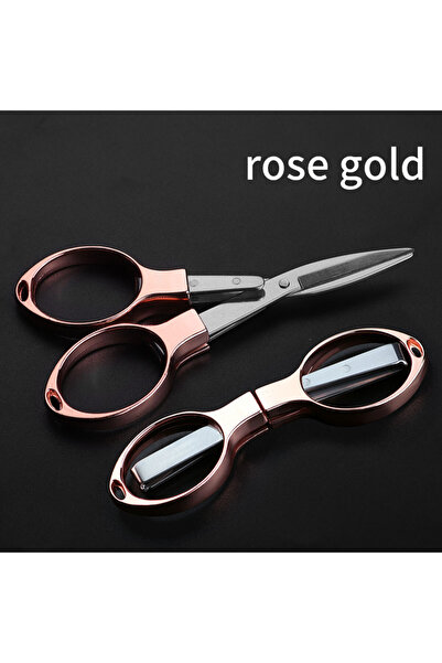 Choice rose gold LINNHUE Fishing Scissors Foldable Portable Aluminum alloy Sh...