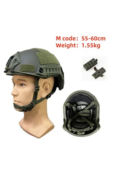 Choice خوذة تكتيكية سريعة من جرين فاست، مصنوعة من الكيفلار عالي الجودة، مزودة...