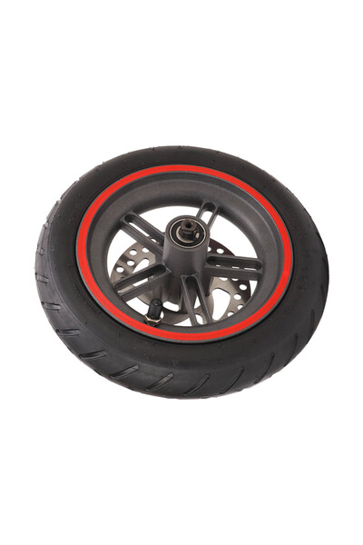 Choice عجلة خلفية حمراء لسكوتر كهربائي مزودة بقرص فرامل 120 مم وإطار هوائي من...