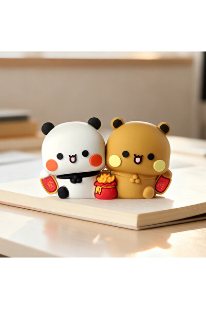 Choice مجسمات دببة بوبو ودودو الجديدة متعددة الألوان، لعبة صغيرة لتزيين سطح ا...