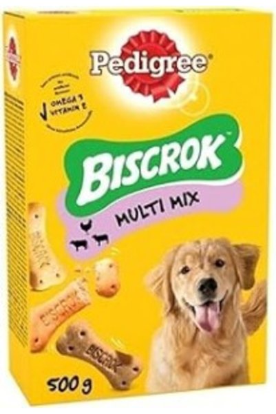 Pedigree Biscrok Multi Mix Köpek Ödül Bisküvisi 500 gr X 2 Adet
