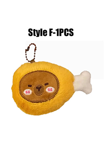 Choice8 140331-ستايل F-1PC سلسلة مفاتيح على شكل حيوان الكابيبارا اللطيف، زينة...
