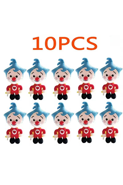 Miniso 10 قطع من ألعاب المهرج Plim للأطفال، لعبة Peluche Doux، تصميمات الرسوم...