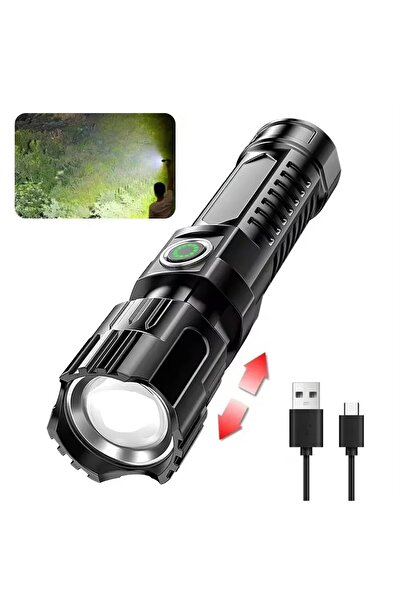 Choice P200 High Power 2000LM LED Flashlight Built-in Battery USB Rechargeabl...