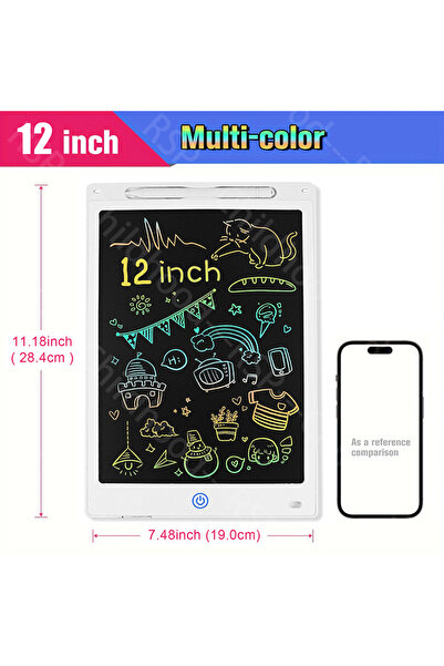 Choice Style B White 12 inch Tablets Electronic Handwriting Pad Writing Board...