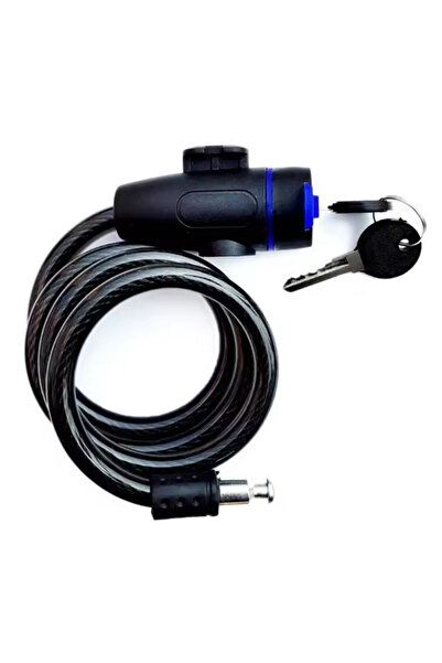 Choice قفل سلسلة للدراجات النارية والدراجات الهوائية، 80 سم، معدني، مضاد للسر...