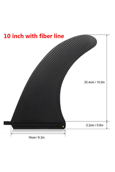 Choice1 لوح التجديف SUP مقاس 10 بوصات، 6.5 / 9 / 10 بوصات، زعنفة مفرد ، زعنفة...