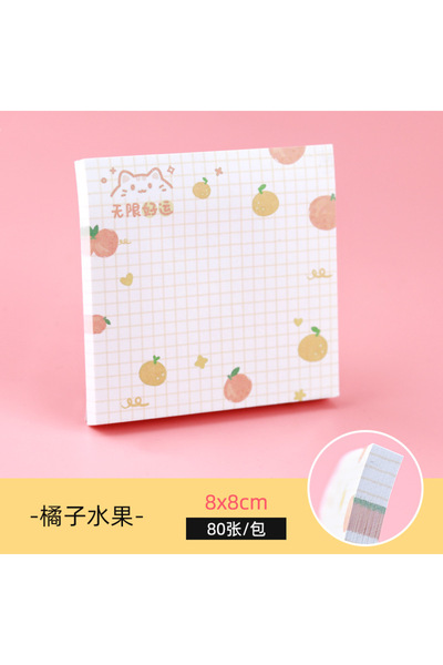 choice2 2 80 ورقة لكل عبوة ملاحظات لاصقة على شكل فواكه قائمة مهام دفتر يوميات...