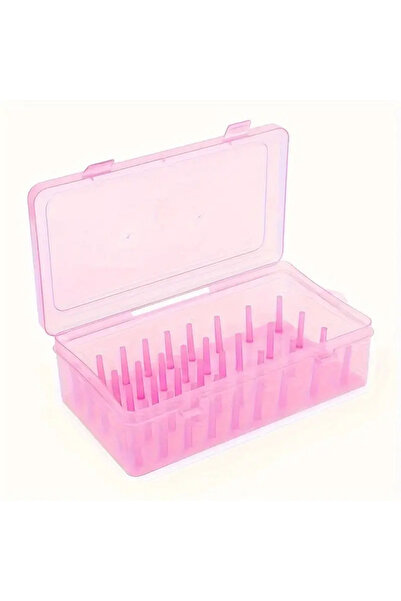 Choice 42ZXHFen One Plastic Sewing Thread Spool Storage Box, 42 Spools, Trans...