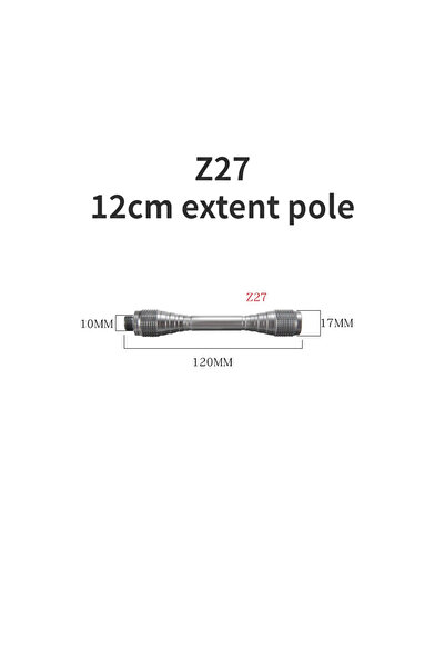 Choice extention pole 12cm Campingmoon Outdoor Camping Gas Canister Adapter 1...
