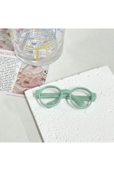 Choice نظارات لابوبو الخضراء مقاس 6.5 سم - نظارات بلاستيكية شفافة من لابوبو