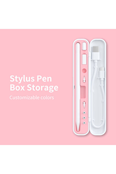 Choice Pink 5 Colors Available iPad Pencil Case Drop Protection Case for Penc...