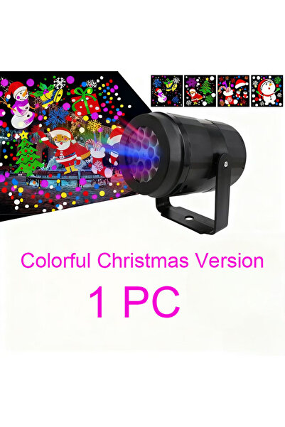 Choice Colorful Christmas Snowflake Christmas Laser Projector Light with16 pa...