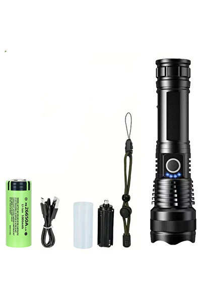Choice 26650 battery no box Rechargeable Flashlights High Power LED Tactical ...