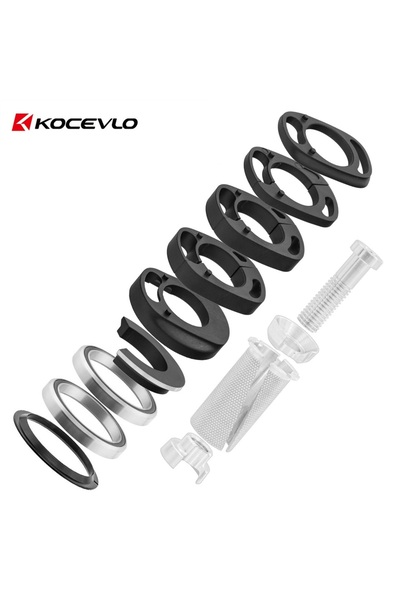 Choice سماعة رأس متوافقة مع محامل 1.5 بوصة، مزودة بنظام توجيه كابلات مدمج بال...