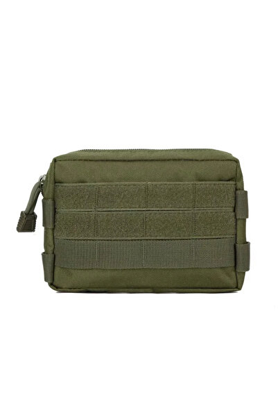 Choice حقيبة ظهر EDC مزدوجة الطبقات باللون الأخضر العسكري للرجال، مزودة بحزام...