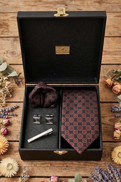 Kravatkolik Μαύρο Ανδρικό Κουτί Δώρου - Καρφίτσα Γραβάτας με Μανικετόμπανελα ...