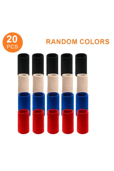 Choice 20 قطعة بألوان عشوائية، 10/20 قطعة من أكمام الأصابع، أكمام ضغط الأصابع...