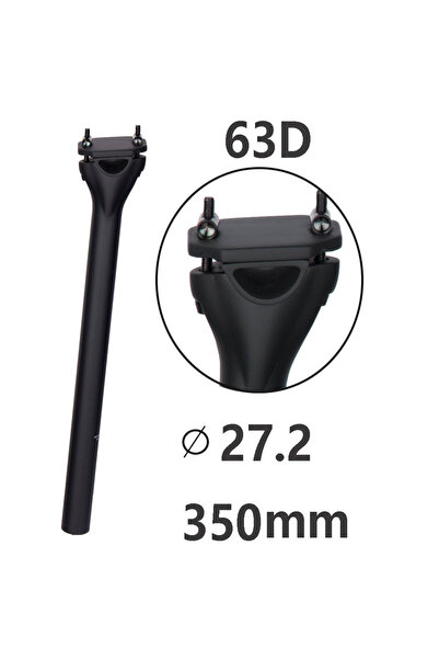 Choice5 عمود مقعد دراجة جبلية/طرقية من ألياف الكربون 63D من إيليتا ون، مقاس 2...