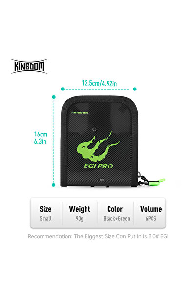 Choice حقيبة صيد YOOFISH LYB-28-1-G، حقيبة أخطبوط، حقيبة بيض، صندوق تخزين طُع...