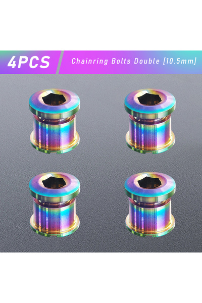 Choice 4 قطع CL-10.5mm KRSEC 4/5 قطع براغي تروس سلسلة من سبائك التيتانيوم، بر...