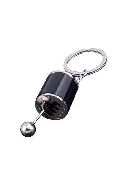 Choice 1PCS black Metal Keyring Creative Car Shifter Keychain Six-Speed Gear ...