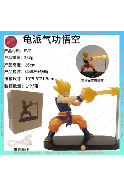BANDAI Rechargeable giftbox Goku Light NIKOLATOY Rechargeable Dragon Ball Gog...