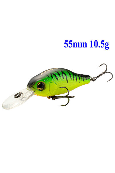 Choice طعم صيد صغير الحجم على شكل حرف H، طعم غوص عميق عائم، طعم كرانك للرمي ل...